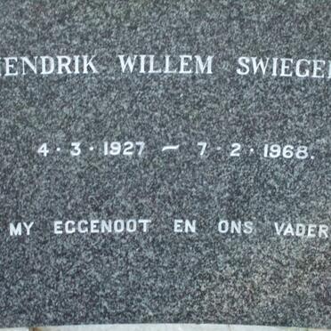 SWIEGERS Hendrik Willem 1927-1968
