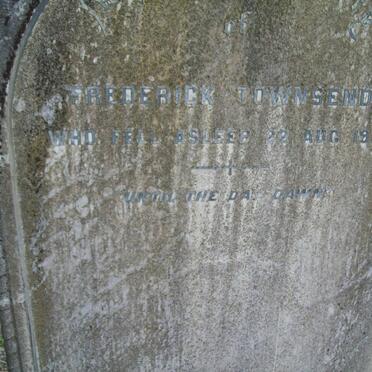 TOWNSEND Frederick -1910