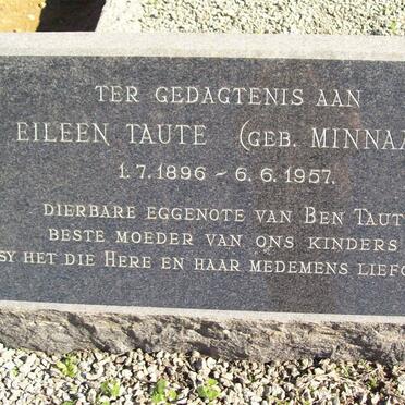 TAUTE Eileen nee MINNAAR 1896-1957