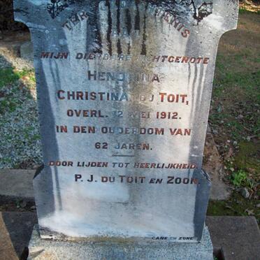 TOIT Hendrina Christina, du -1912