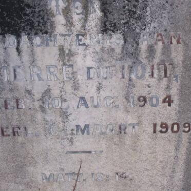 TOIT Pierre, du 1904-1909