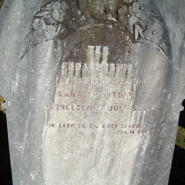 TOIT Anna L., du -1904