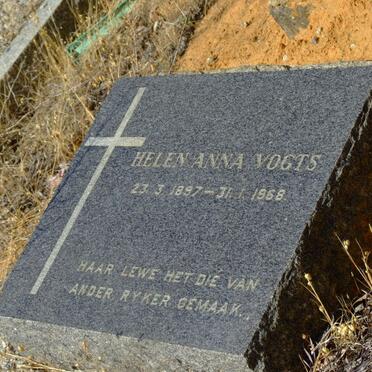 VOGTS Helen Anna 1897-1968