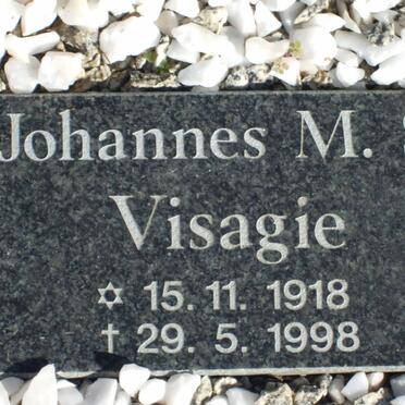 VISAGIE Johannes M.S. 1918-1998