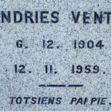 VENTER Andries 1904-1959
