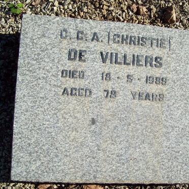 VILLIERS D.C.A. -1989