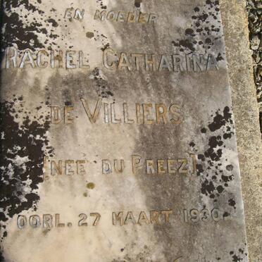 VILLIERS Charl, de -1942 &amp; Rachel Catharina DU PREEZ -1930