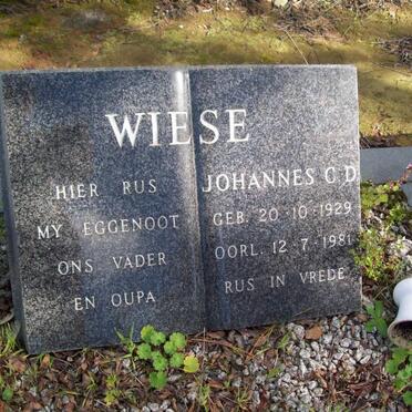 WIESE Johannes C.D. 1929-1981