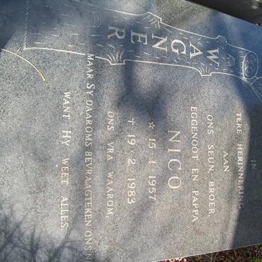 WAGNER Nico 1957-1983