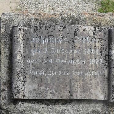 WEBER Johannes 1885-1927