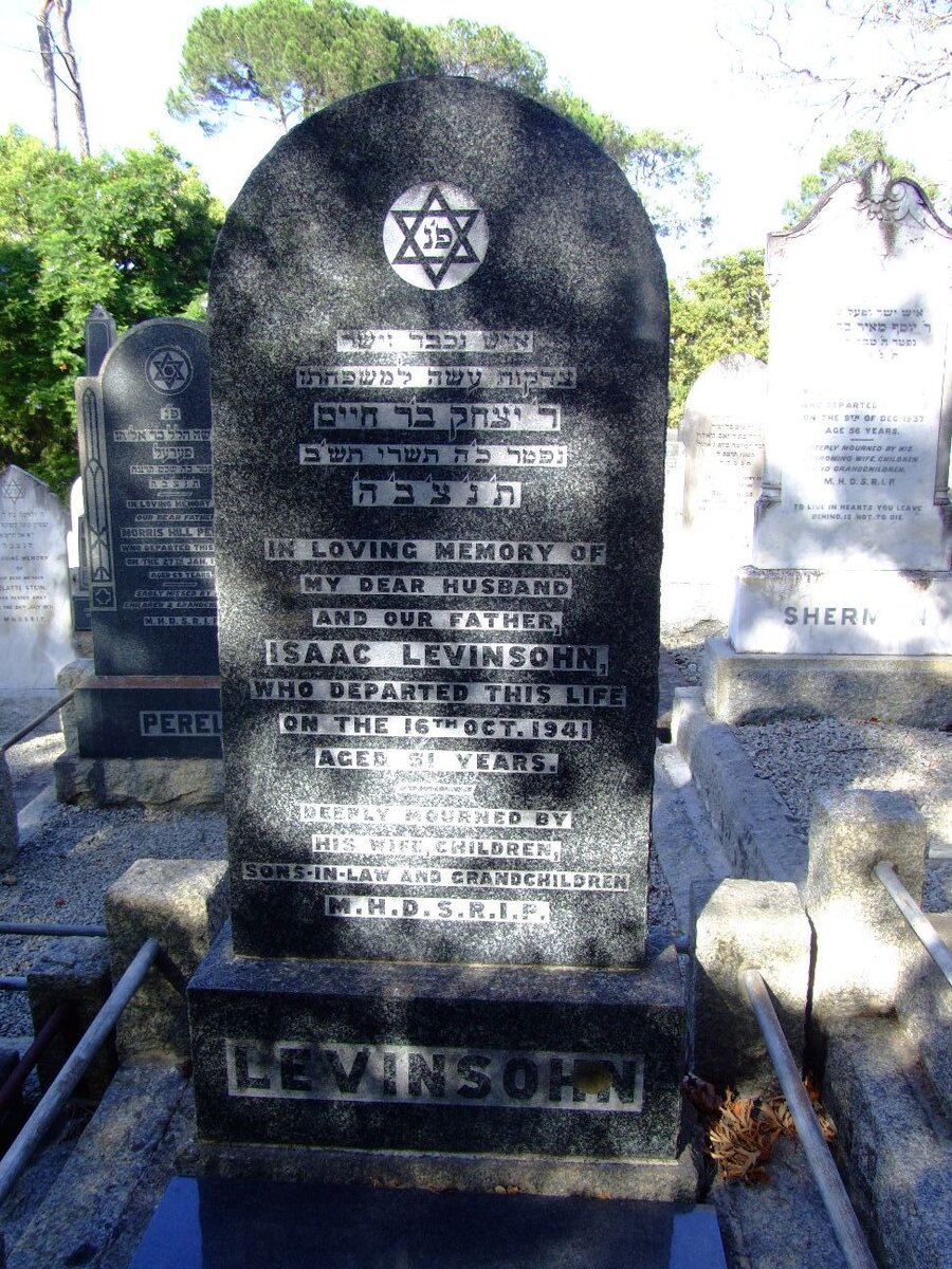 LEVINSOHN Isaac -1941