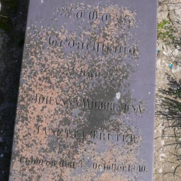 TRUTER Johanna Wilhelmina Janetta 1840-1873