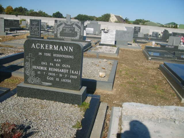 ACKERMANN Hendrik Reinhardt 1908-1989