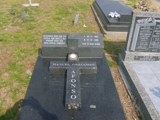 AFONSO Manuel Gregorio 1922-2000