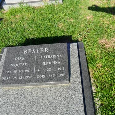 BESTER Dirk Wouter 1911-1992 &amp; Catharina Hendrina 1913-1996