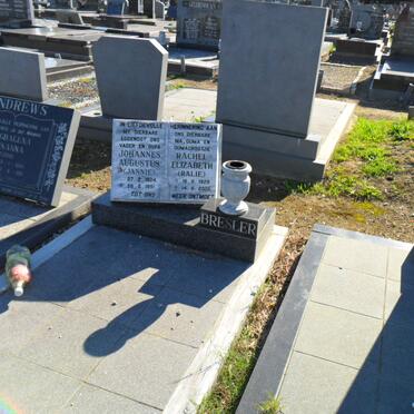 BRESLER Johannes Augustus 1924-1991 &amp; Rachel Elizabeth 1926-2006