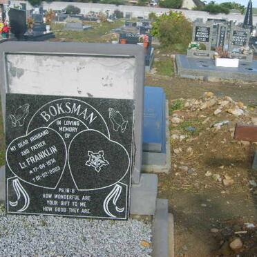 BOKSMAN Franklin 1974-2003