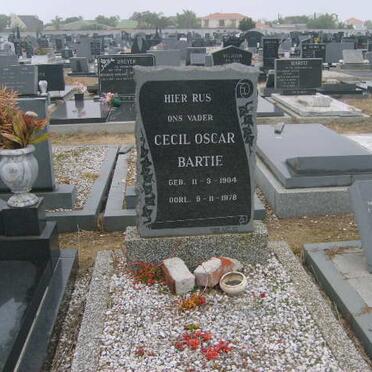 BARTIE Cecil Oscar 1904-1978