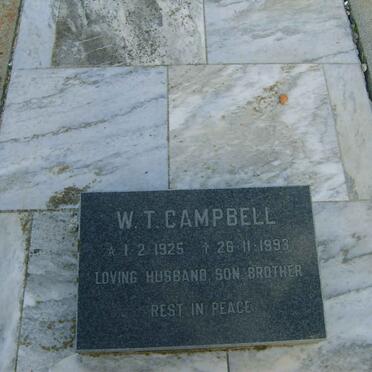 CAMPBELL W.T. 1925-1993