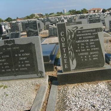 COETZEE Abraham 1919-1976 &amp; Louise KUNZ 1926-1991