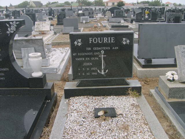 FOURIE John 1925-1981