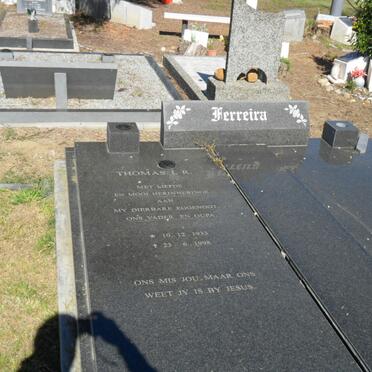 FERREIRA Thomas L.R. 1933-1998