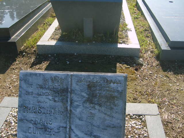 GUNTER Christiaan Frans