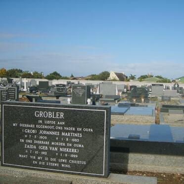 GROBLER Johannes Martines 1909-1985 &amp;  Zaida VAN NIEKERK 1912-1999
