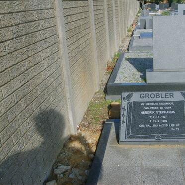 GROBLER Hendrik Stephanus 1927-1999