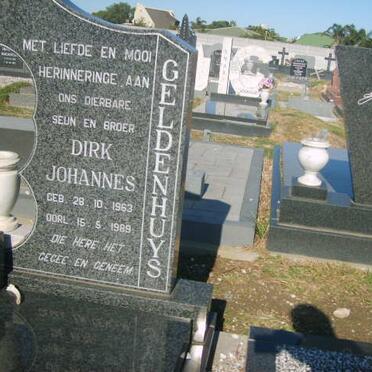 GELDENHUYS Dirk Johannes 1963-1989