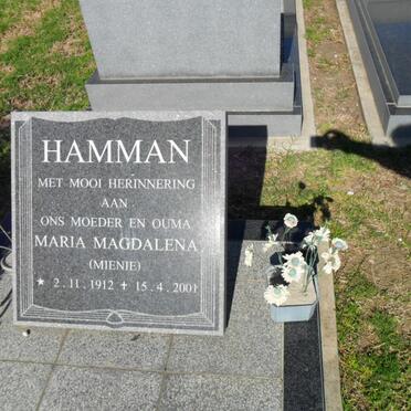 HAMMAN Maria Magdalena 1912-2001