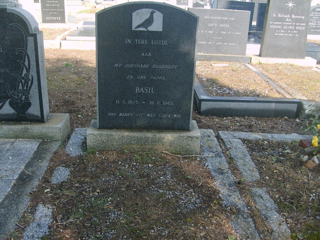 HENZEN Basil 1923-1963