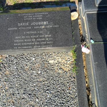 JOUBERT Sarie 1918-1997