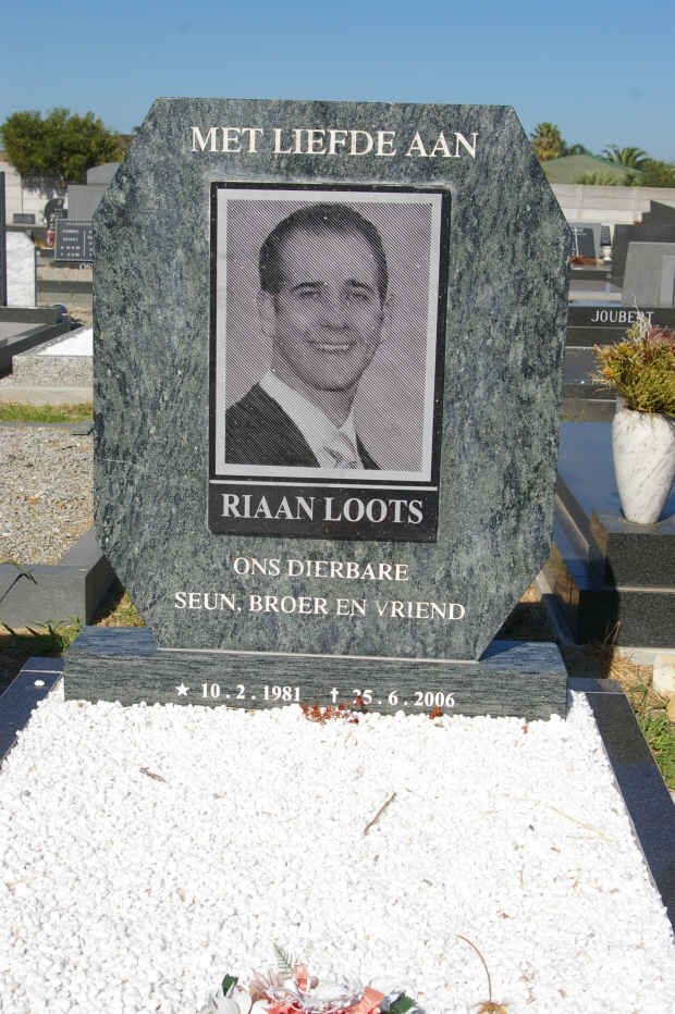 LOOTS Riaan 1981-2006
