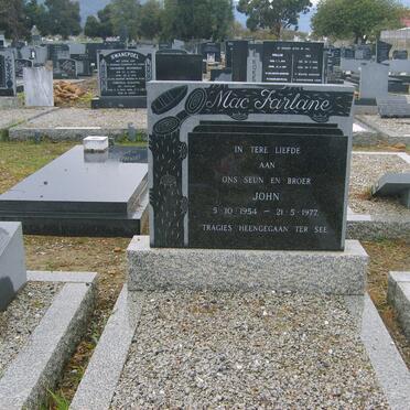 MACFARLANE John 1954-1977