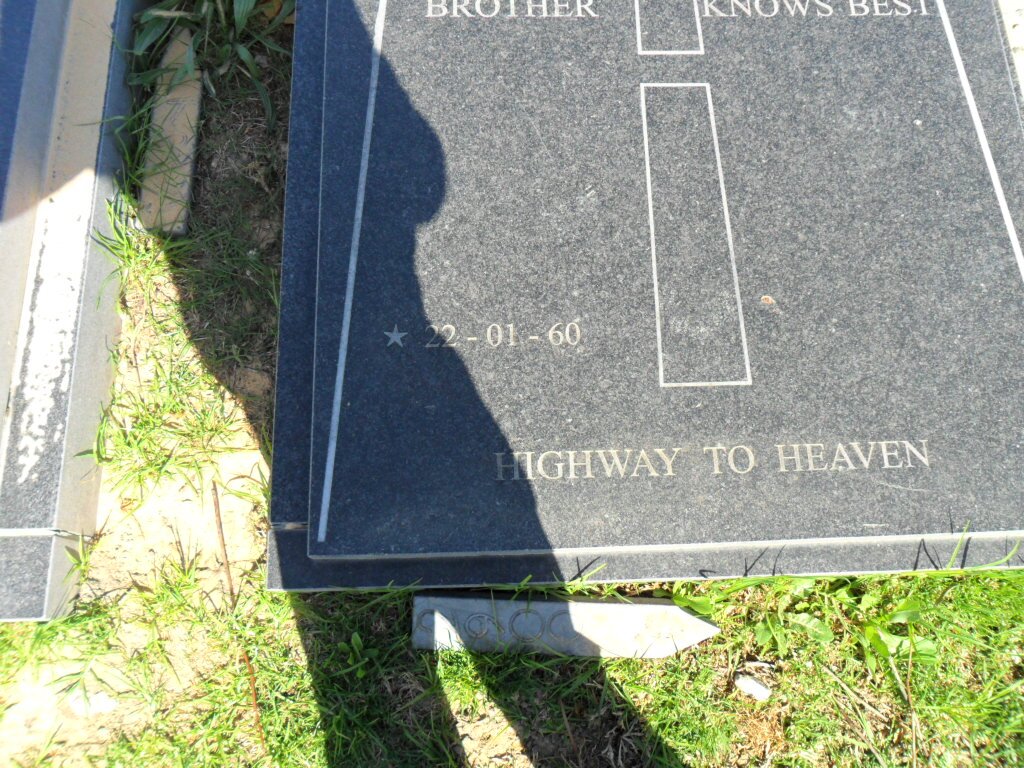 MATTHYSEN Jeffrey Howard 1960-1997