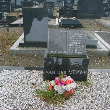 MERWE Andries Johannes, van der 1912-1977