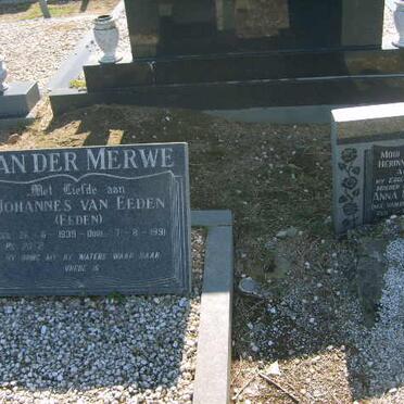 MERWE Johannes Van Eeden, van der 1939-1991