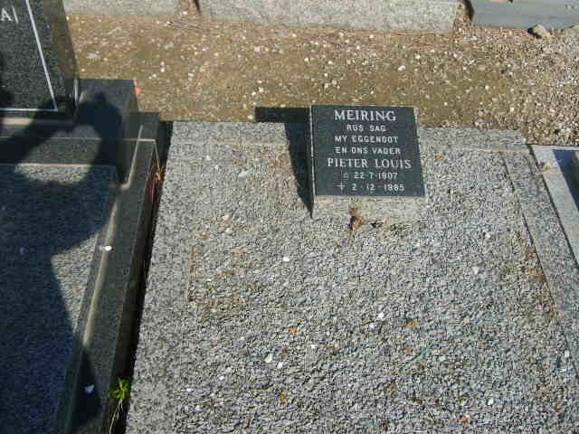 MEIRING Pieter Louis 1907-1985