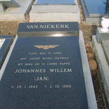 NIEKERK Johannes Willem, van 1943-1986