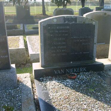 NIEKERK Johanna Catharina, van nee JOUBERT 1883-1965