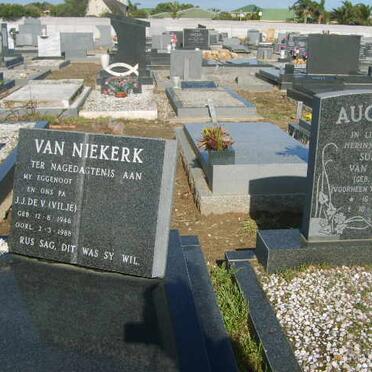 NIEKERK J.J. de V., van 1946-1988
