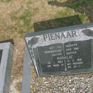 PIENAAR Rosalie 1897-1991