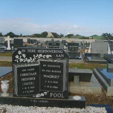 POOL Christiaan Frederick 1929-1997 &amp; Magriet 1938-1986