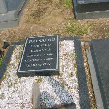 PRINSLOO Cornelia Johanna 1918-2004