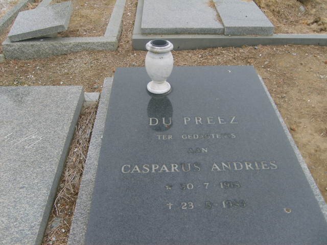 PREEZ Casparus Andries, du 1918-1983