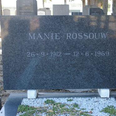 ROSSOUW Manie 1912-1969