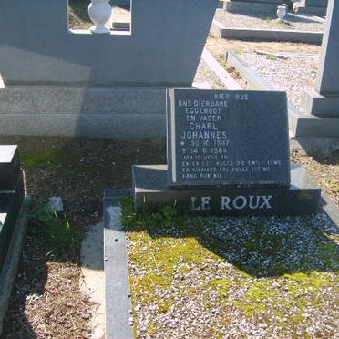 ROUX Charl Johannes, le 1947-1984
