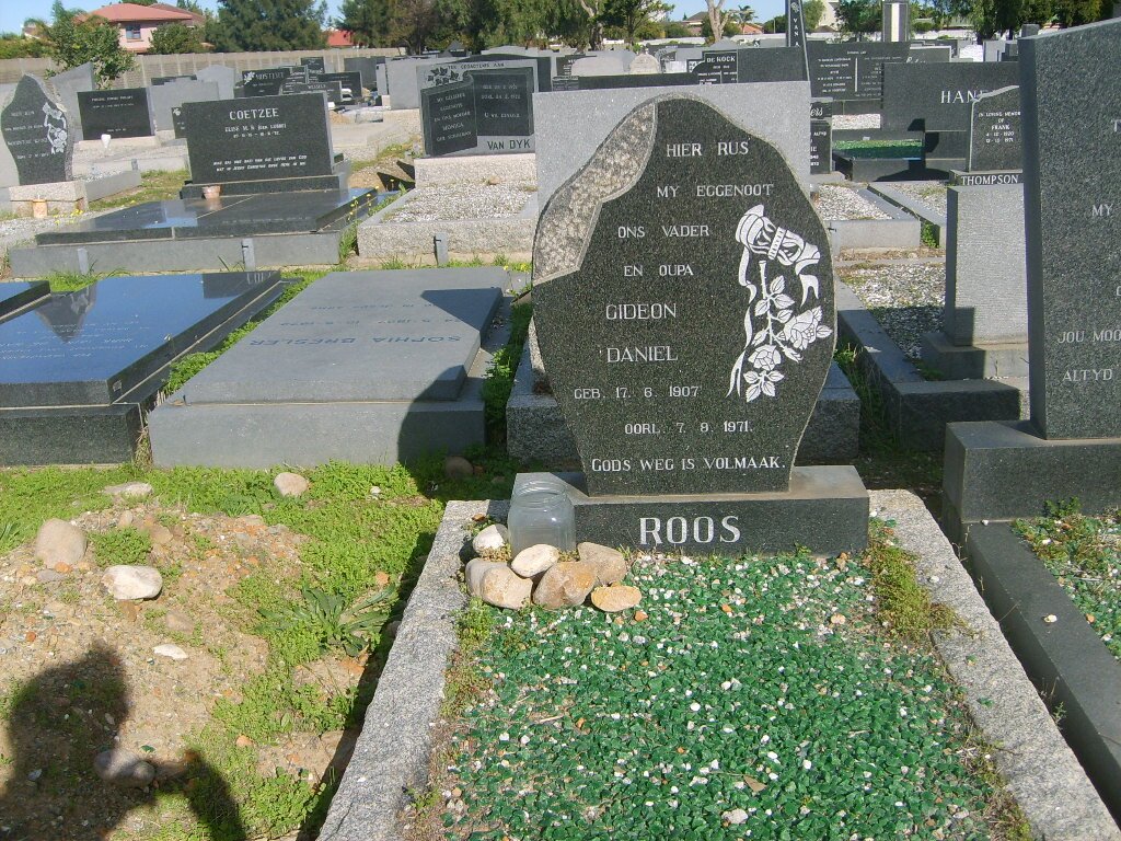 ROOS Gideon Daniel 1907-1971