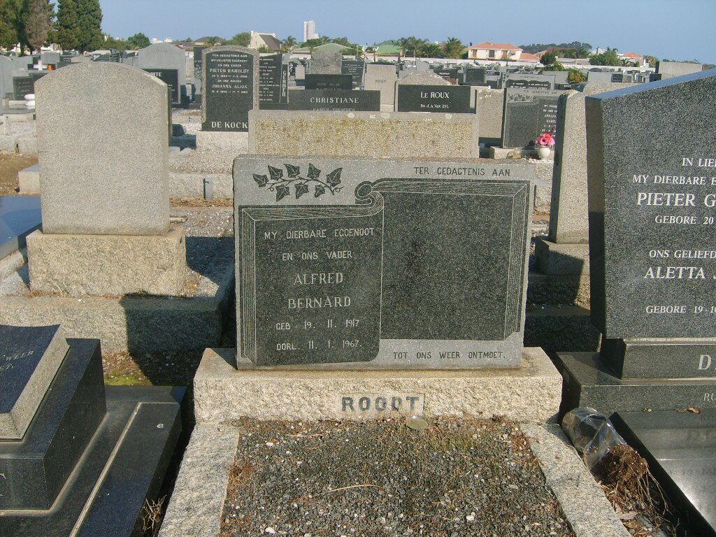 ROODT Alfred Bernard 1917-1967